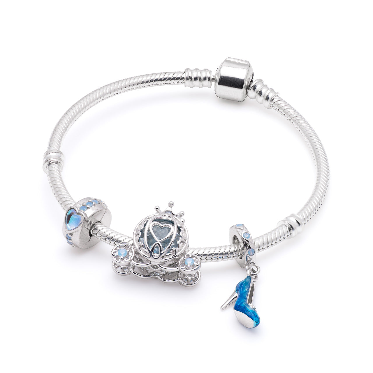 Armband mit Charms Set MIDNIGHT MAGIC aus 925 Sterling-Silber – Charmerie