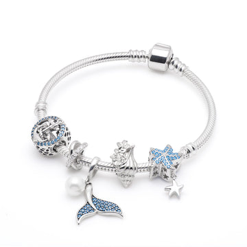 Armband mit Charms Set OCEAN WITHIN aus 925 Sterling-Silber – Charmerie