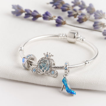 Charmerie Set für Träumerinnen - Armband mit Charms Set MIDNIGHT MAGIC aus 925 Sterling-Silber