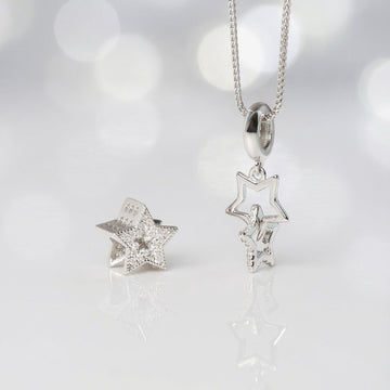 Sternen-Charms aus 925 Sterling-Silber – Charmerie