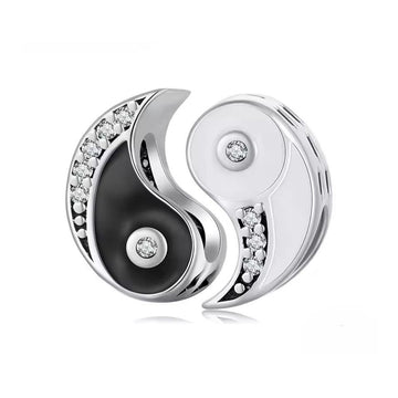 Teilbarer Yin Yang Pärchen Charm aus 925 Sterling-Silber – Charmerie